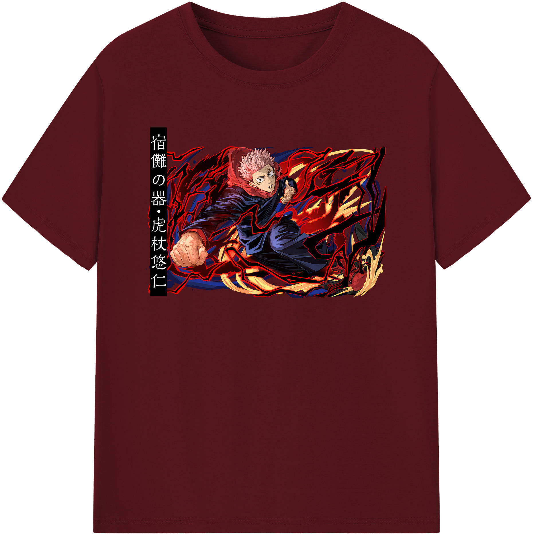 （画像用） 呪術廻戦 Jujutsu Kaisen 綿100％半袖Tシャツ（フロントプリント）